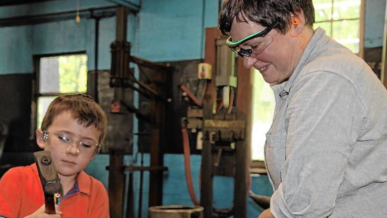 <b>Peters Valley School of Craft’s blacksmithing studio will be open on Saturday, May 24. (Photos by Rob Territo)</b>