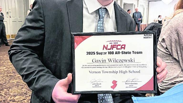 Vernon linebacker earns NJFCA Super 100 honors