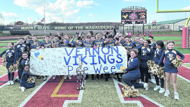 Pee wee Vikings win conference title
