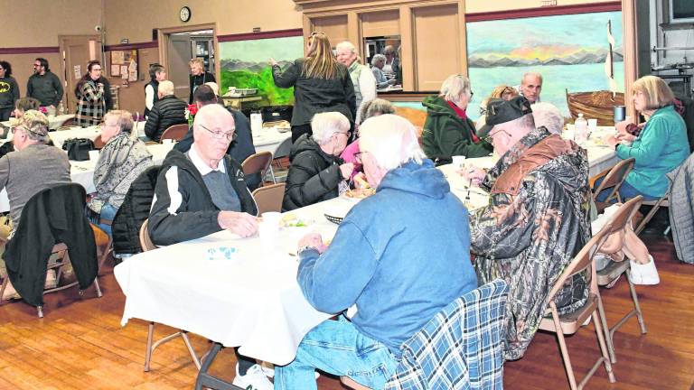 <b>Pass It Along held a Spaghettie Dinner on Jan. 13 at Manna House.</b>